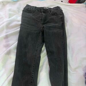 Pacsun super high rise black jeggings
